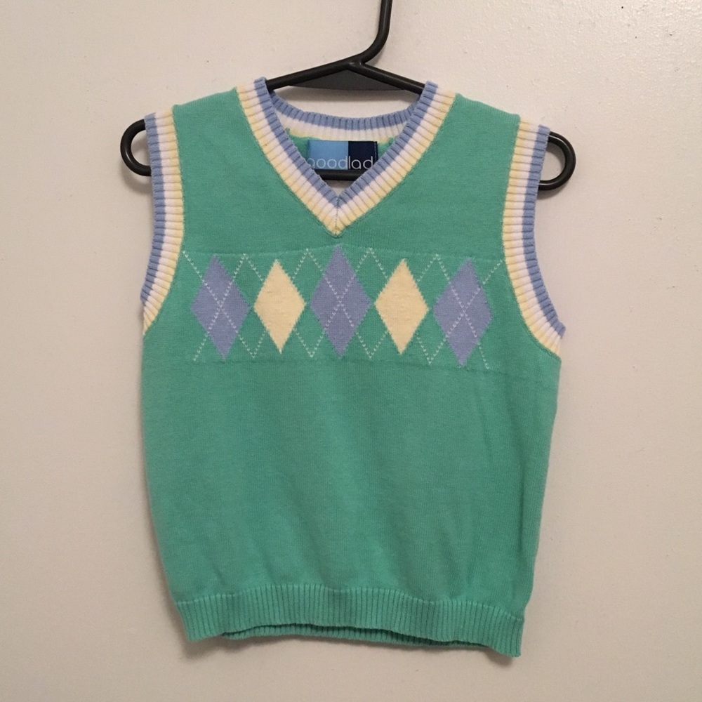 Mint Green Sleeveless Sweater Vest